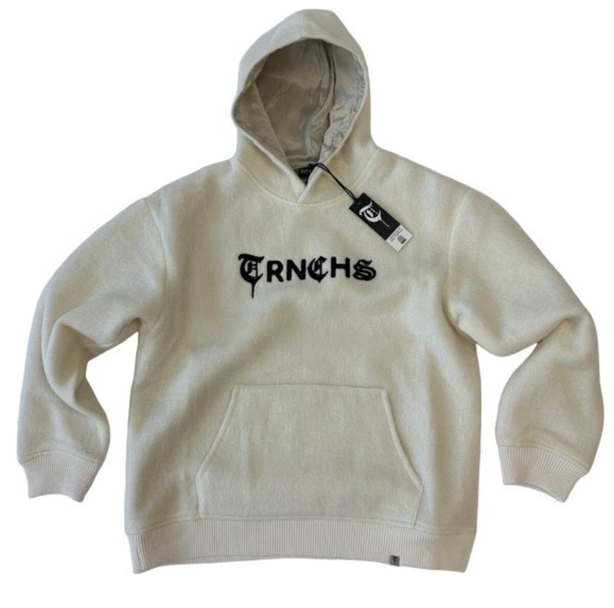 "WOLFFUR" White Hoodie