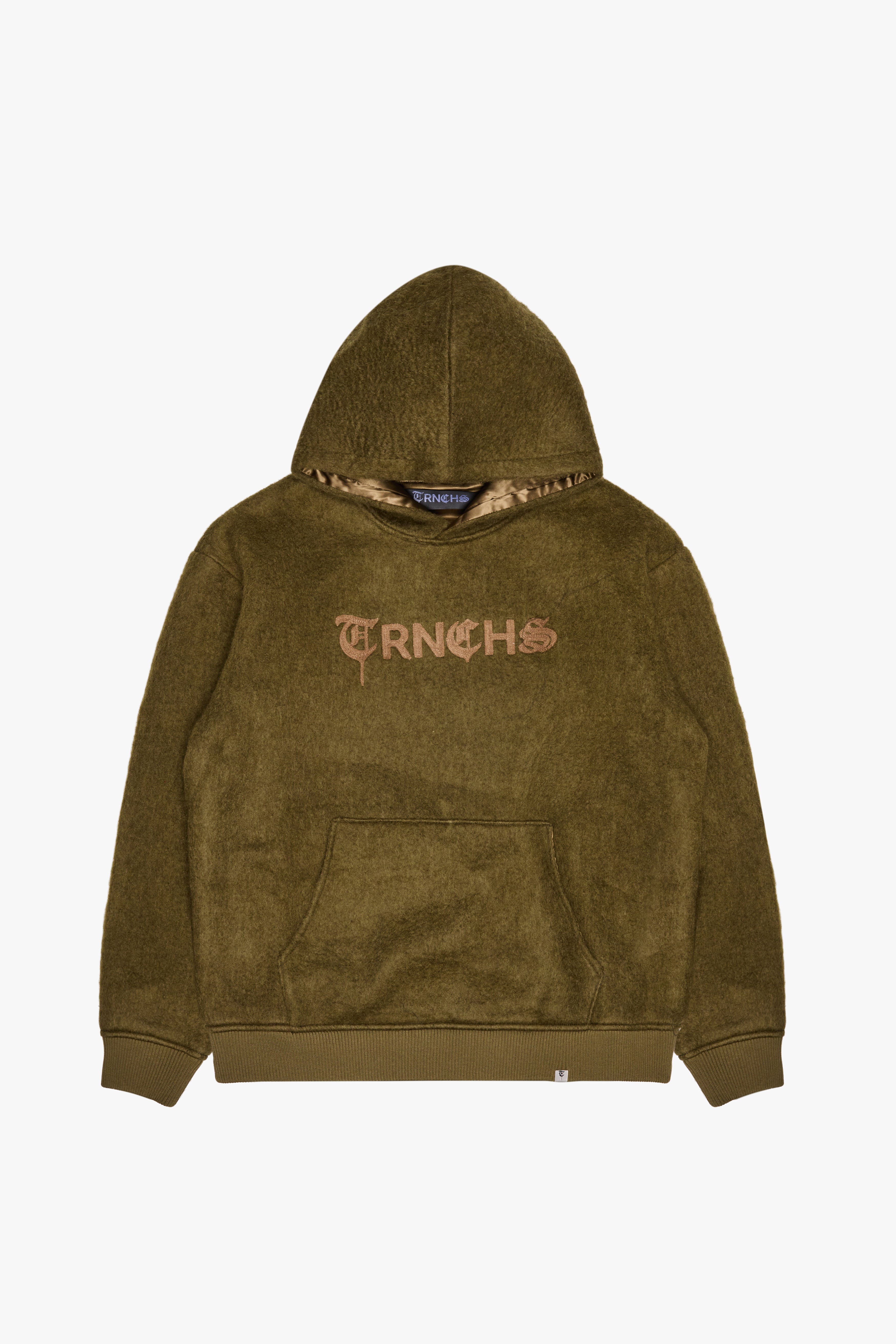 Sale "WOLFFUR" Army Green Hoodie