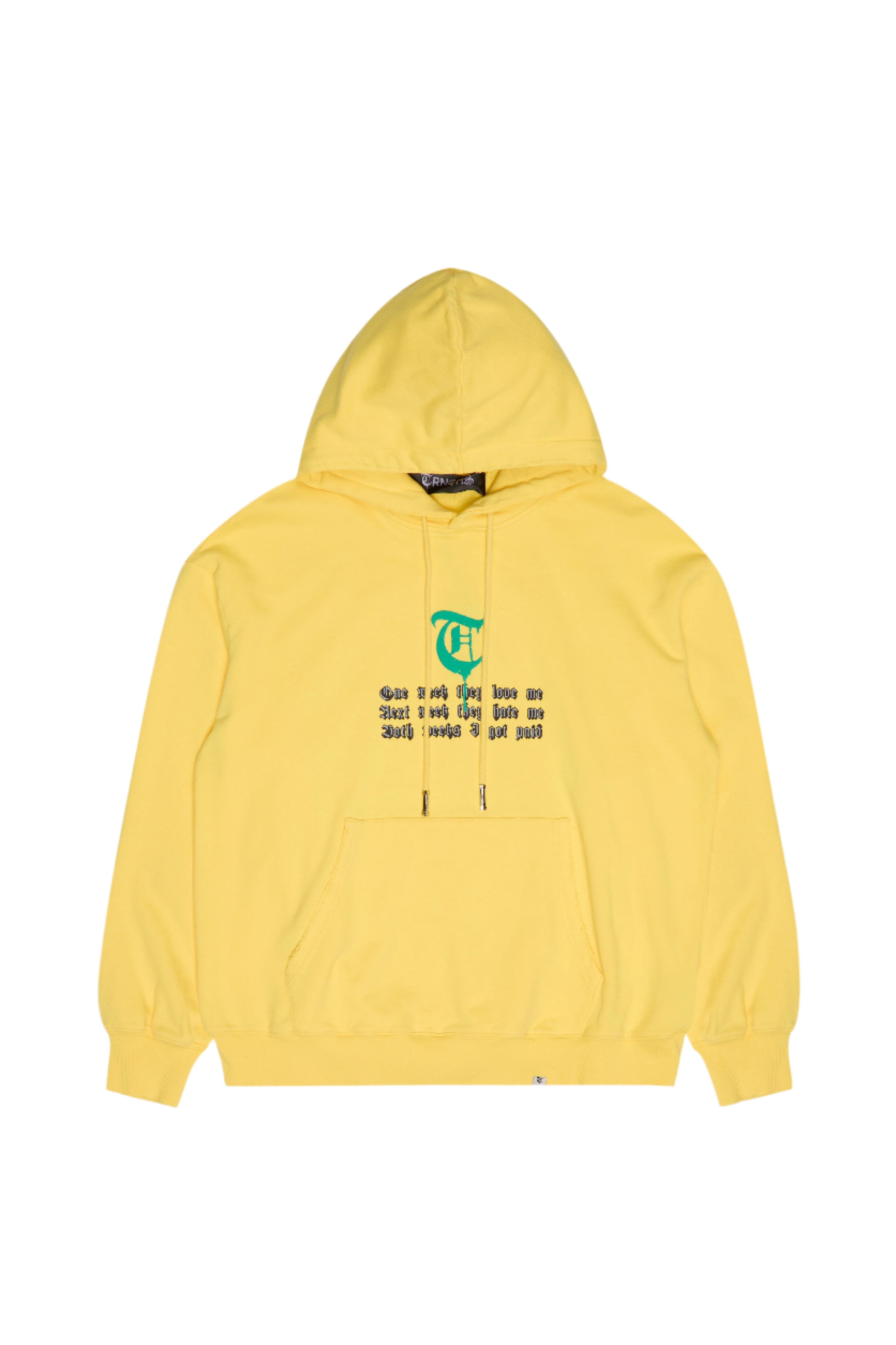 Sale "SMOKING SITI" Vintage Yellow Hoodie