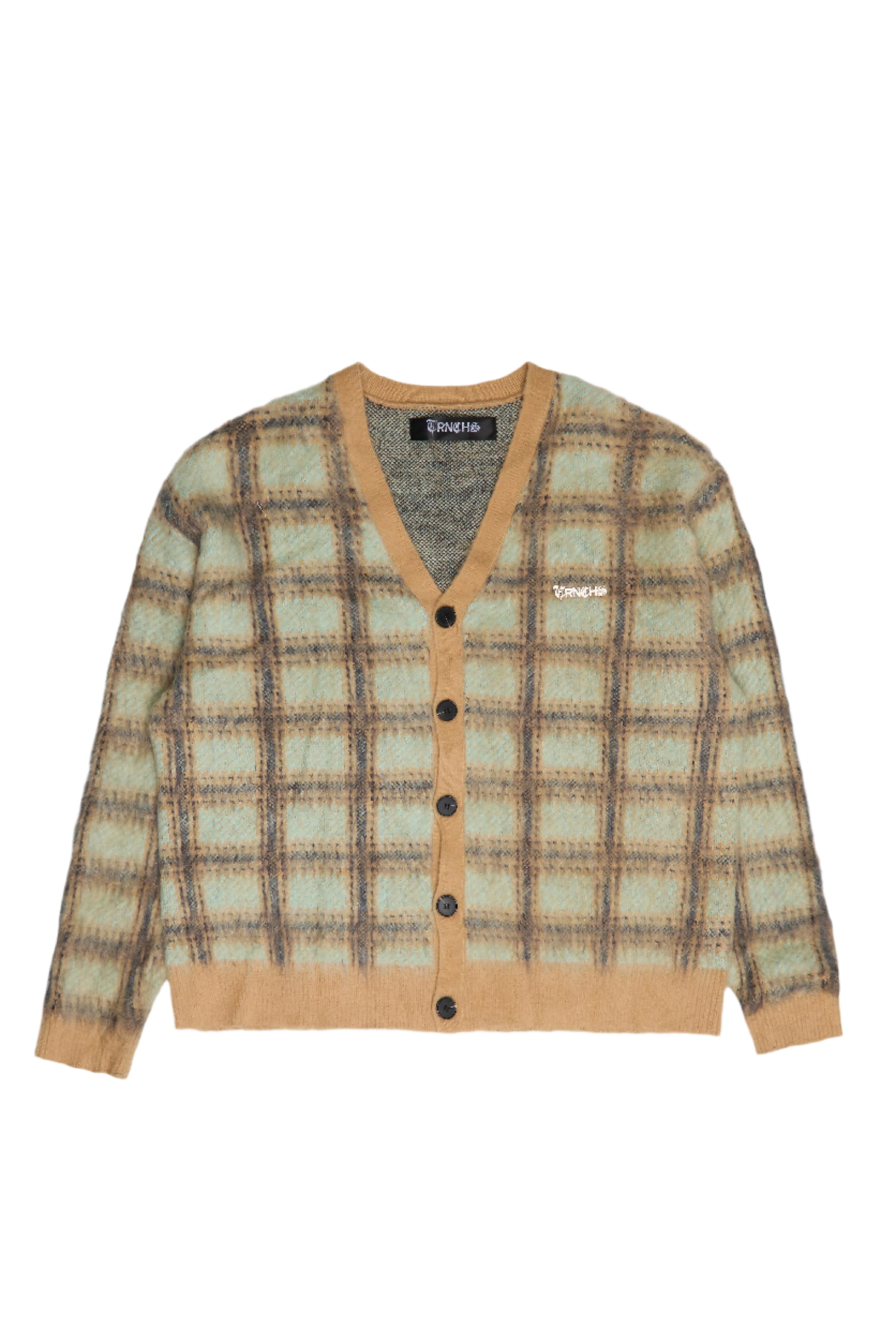 Sale "CARLTON BANKS" Green/Khaki Cardigan