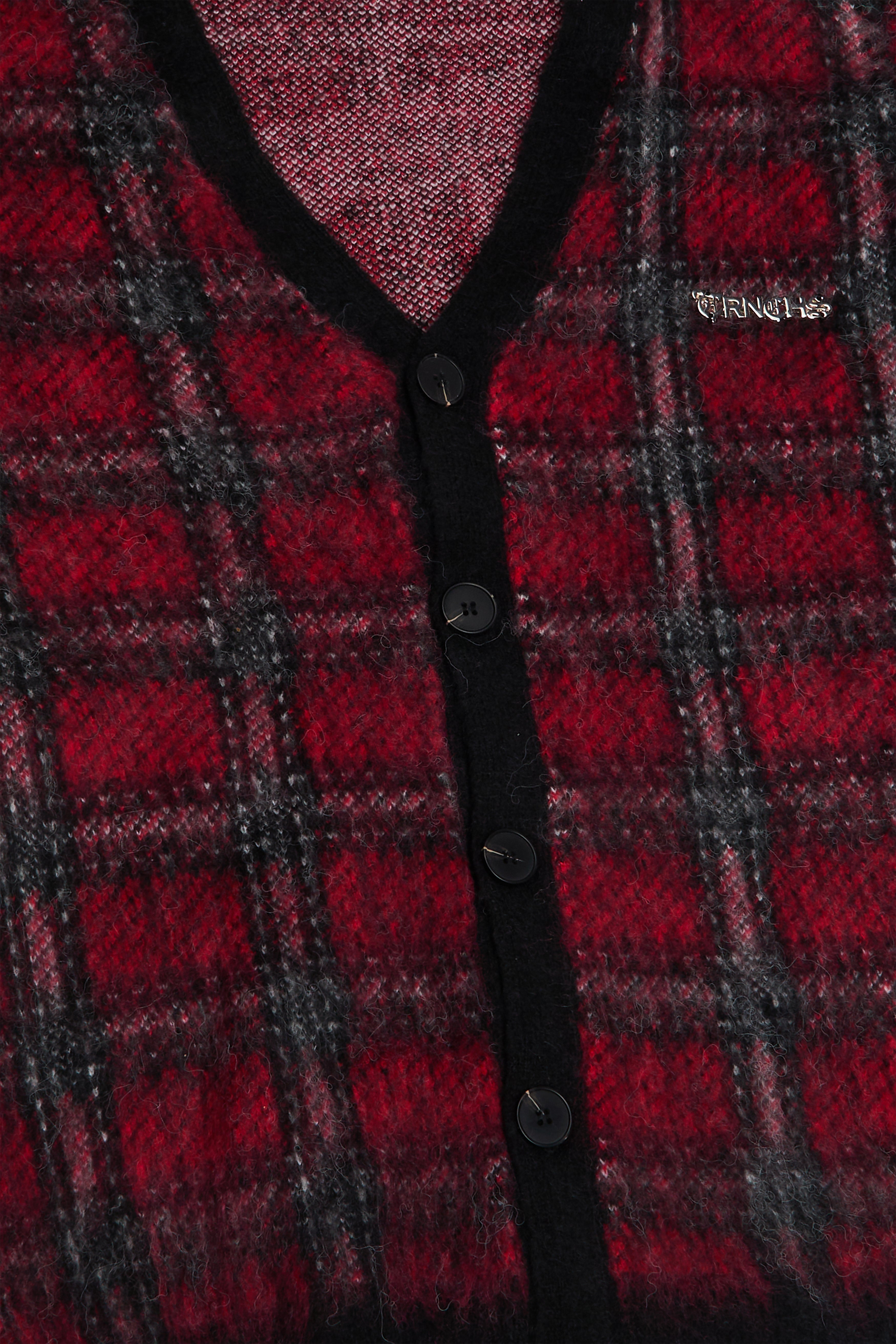 Sale "CARLTON BANKS" Red/Black Cardigan