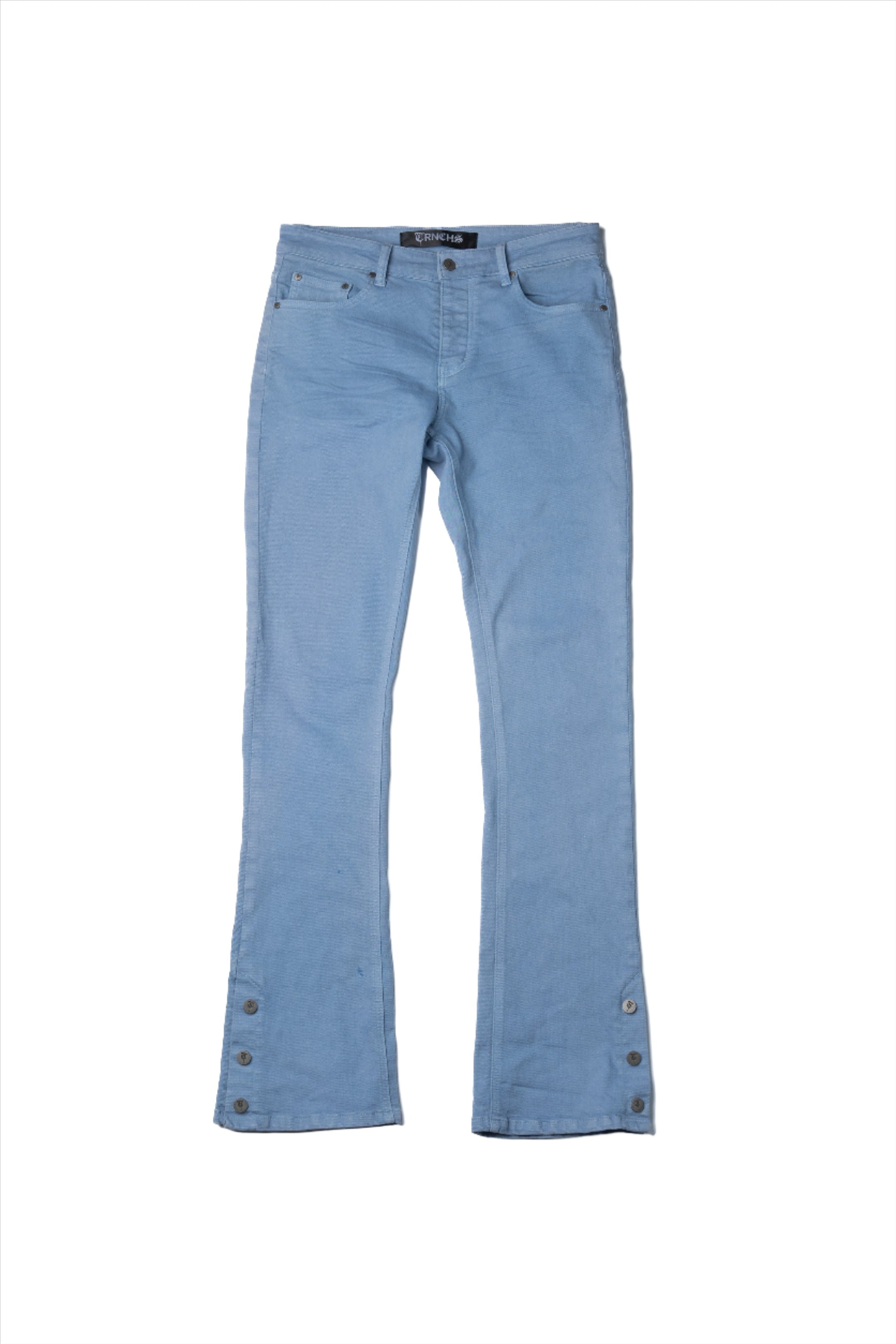 "BUTTON FLY" Blue Jeans