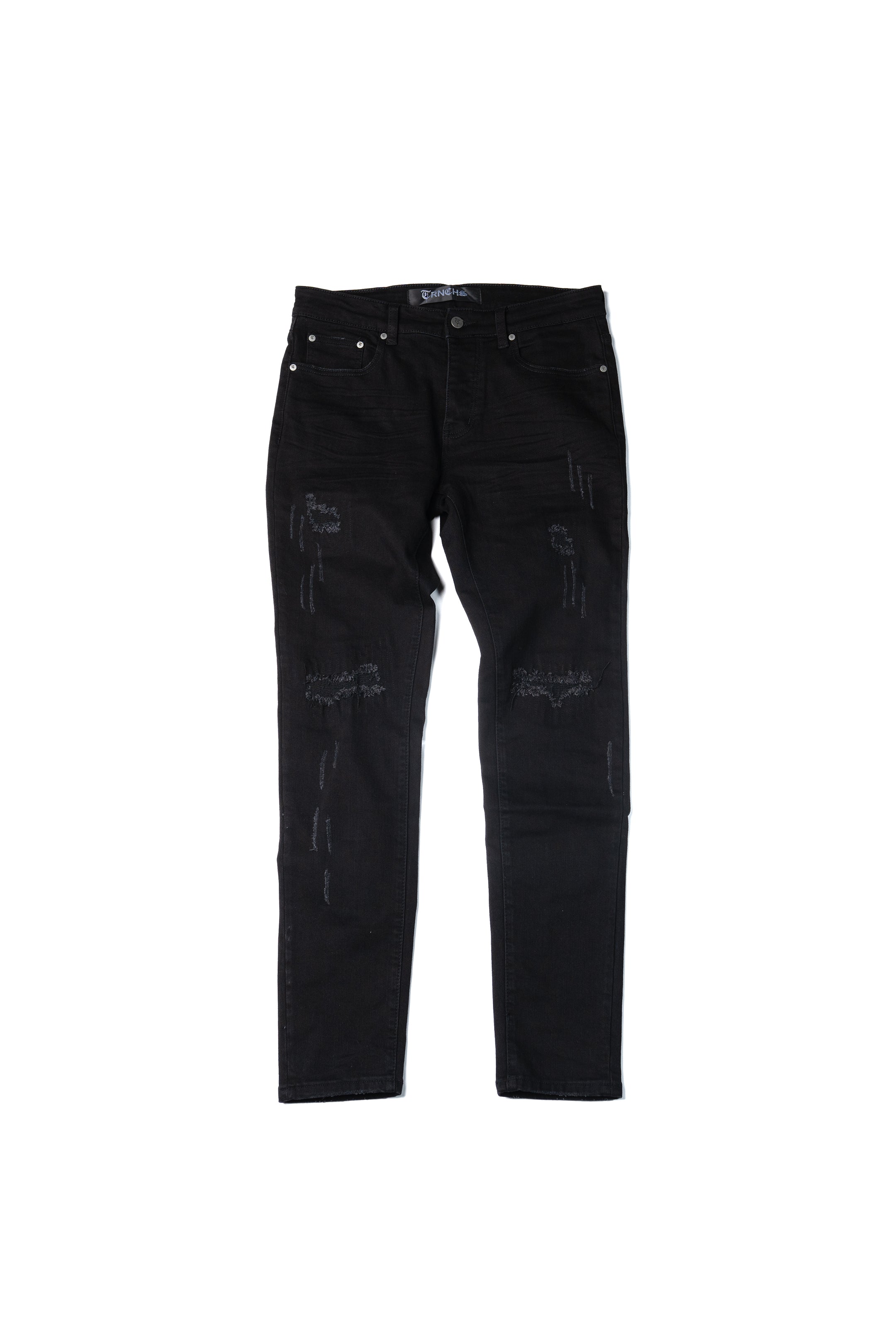 "VIRTUOUS" Skinny Black Jeans