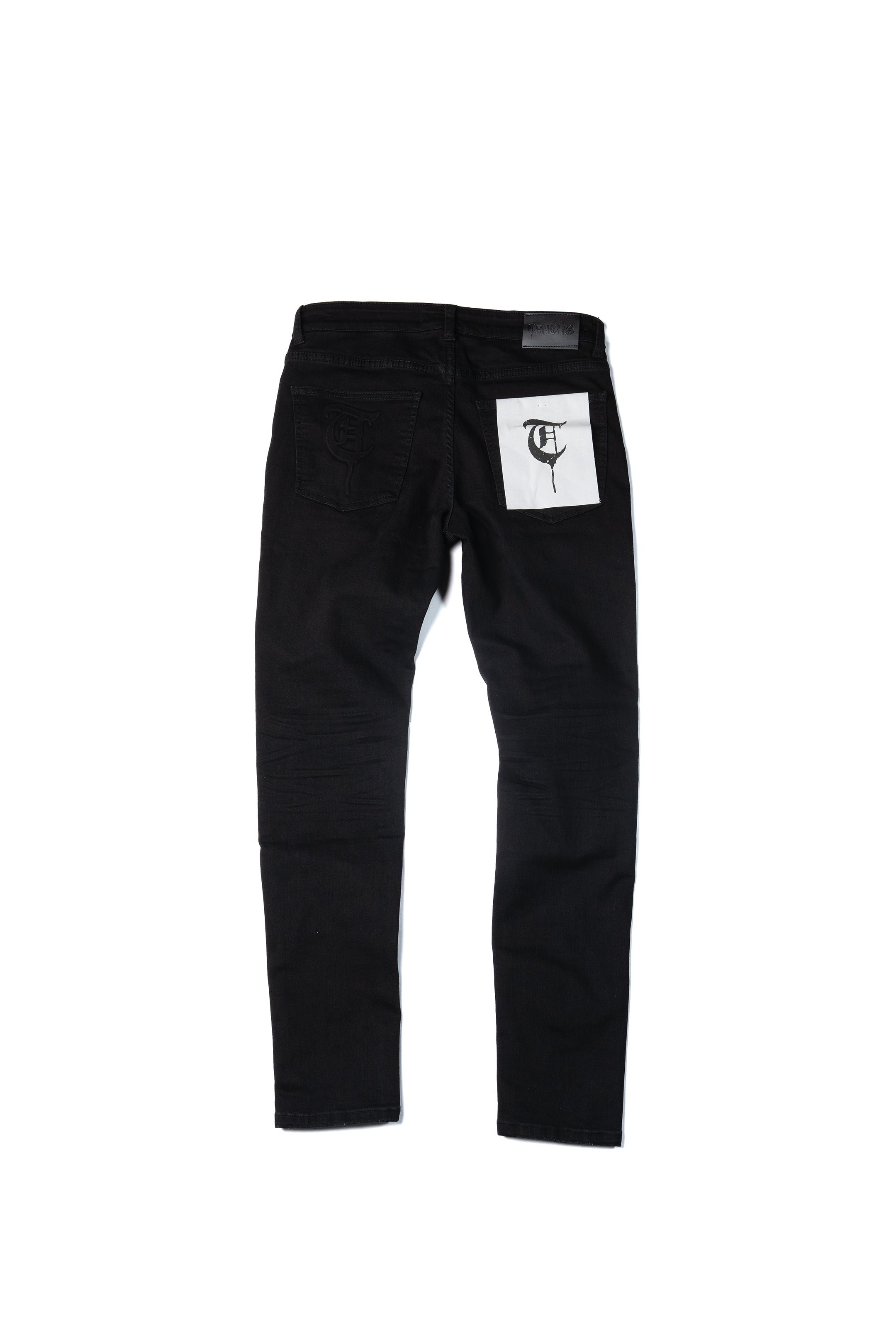 "VIRTUOUS" Skinny Black Jeans