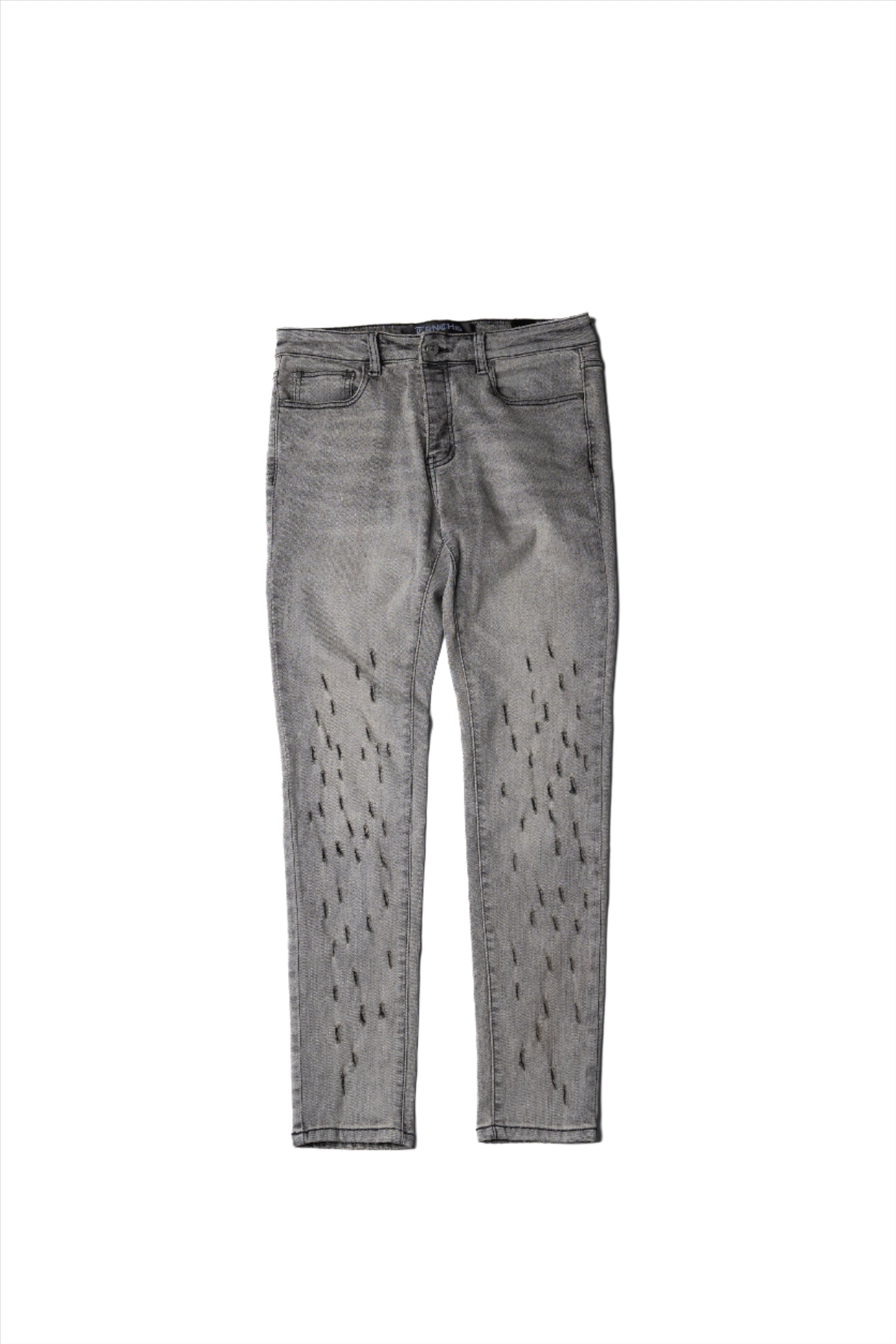 "SKINNIES" Gray Wash Skinny Jeans