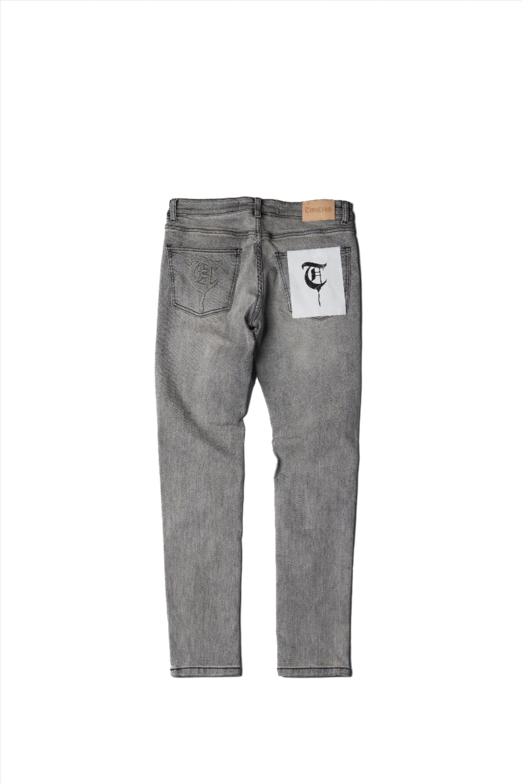 "SKINNIES" Gray Wash Skinny Jeans