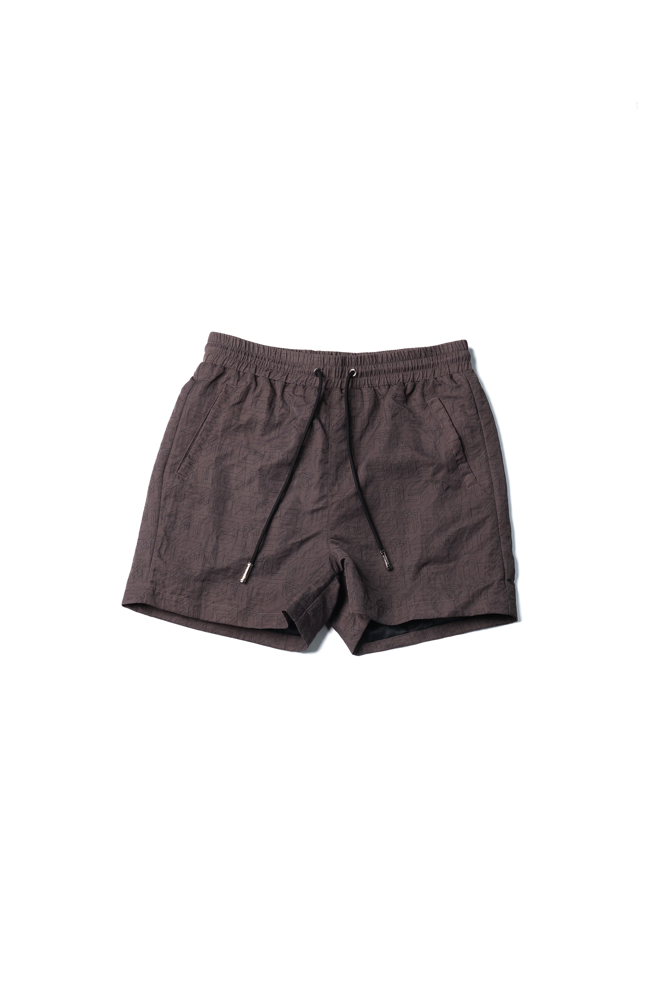 Plum "3D LOGO" Shorts