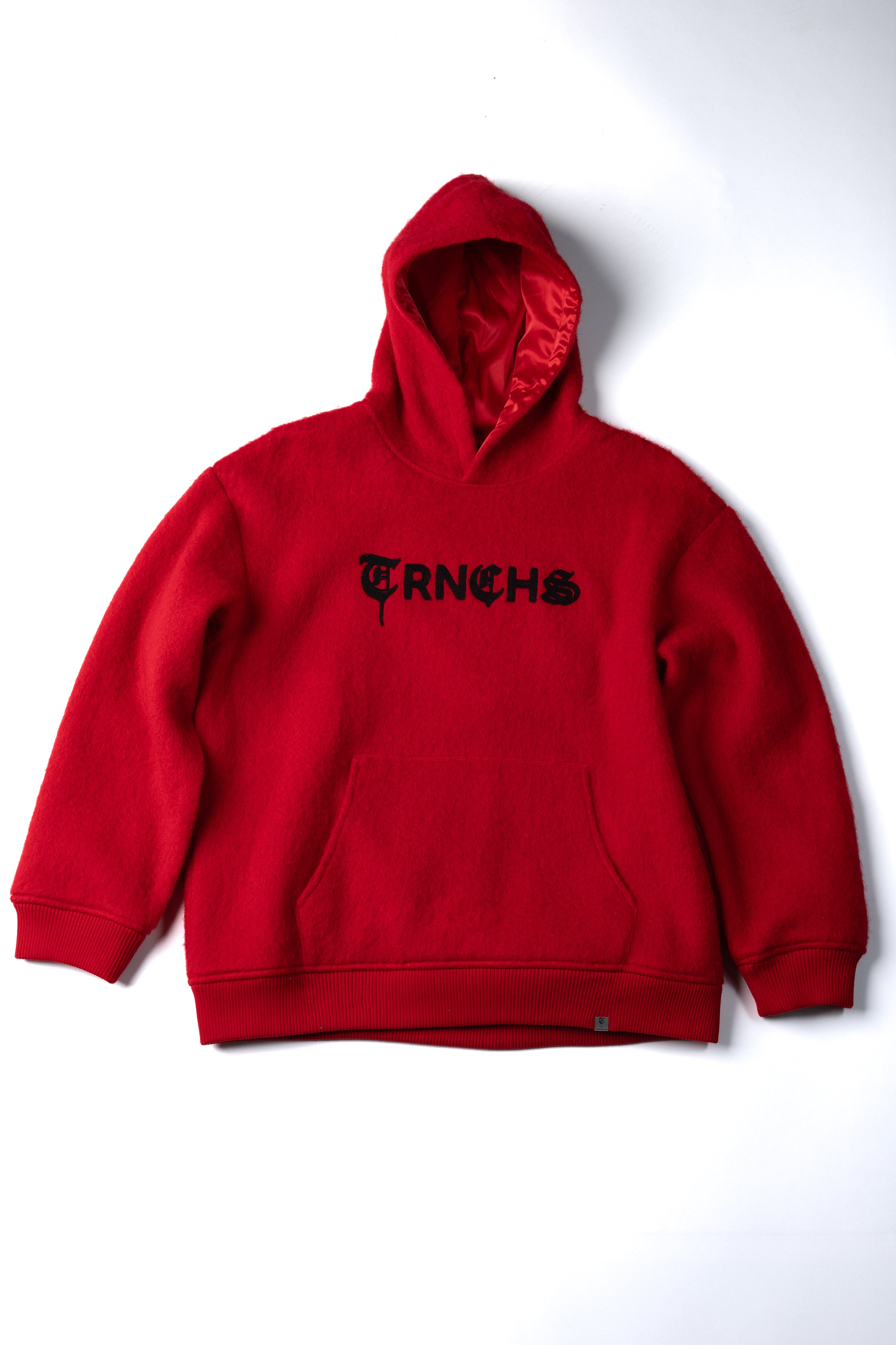 "WOLFFUR" Red Hoodie