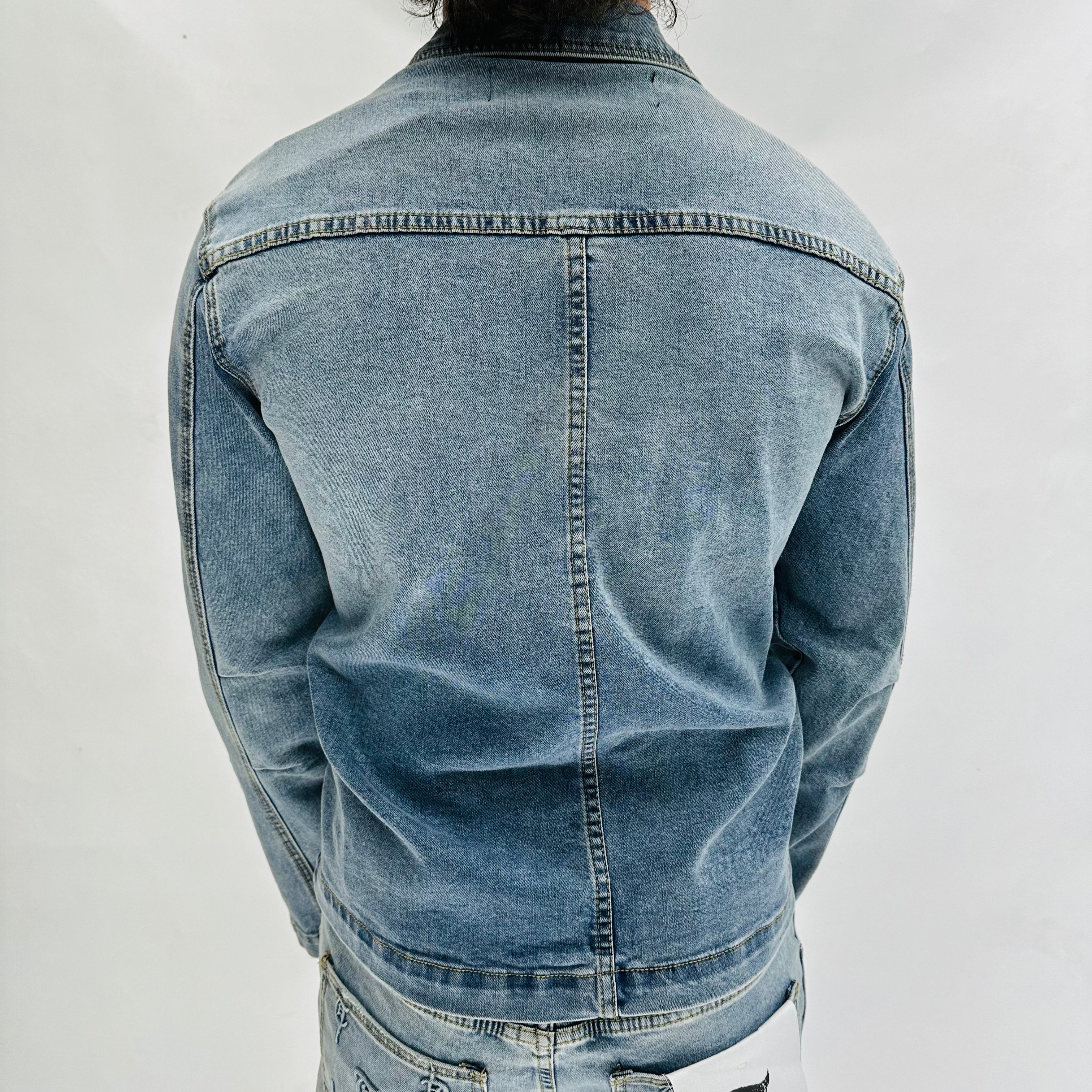 "BOUJIE'S" Blue Denim Jacket