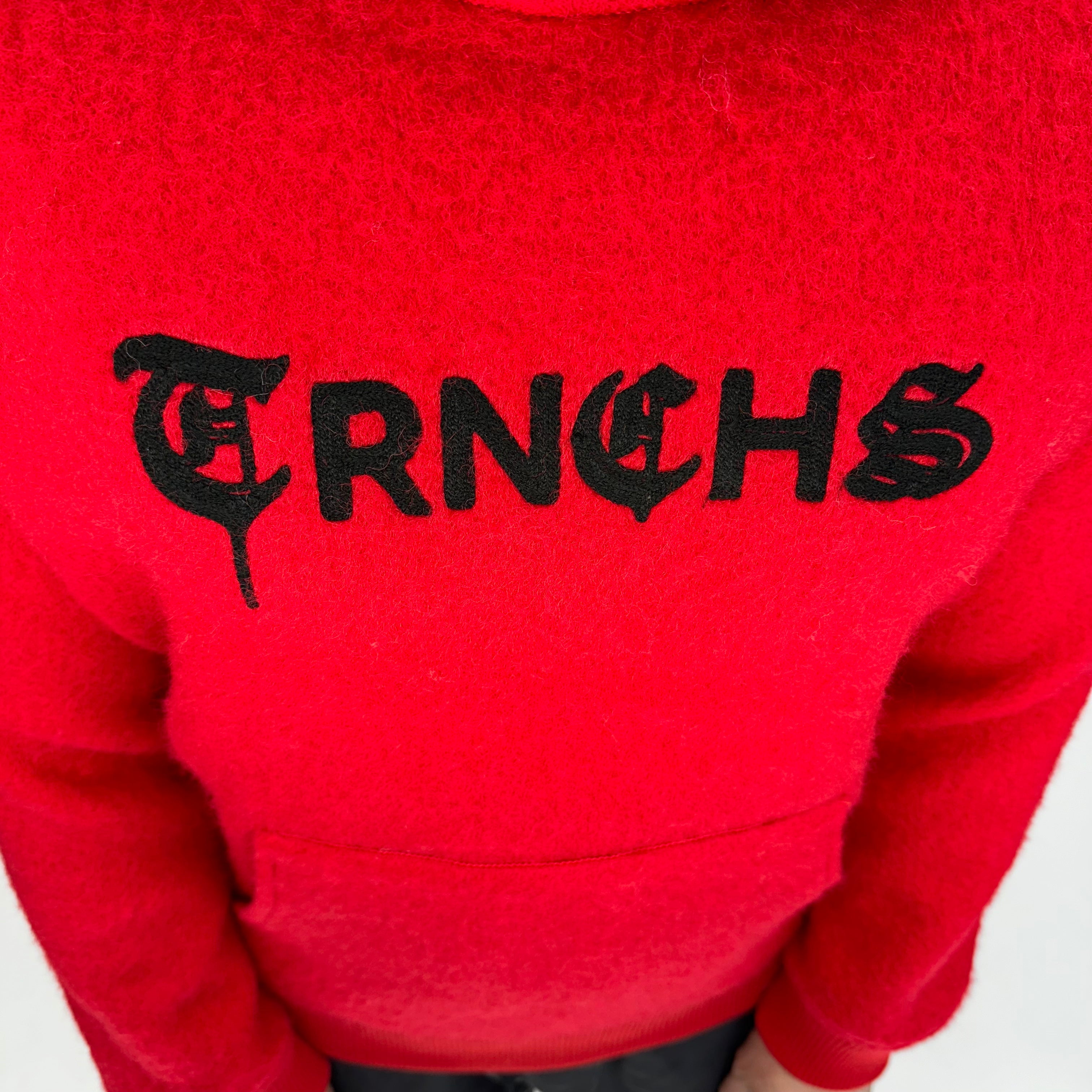 "WOLFFUR" Red Hoodie