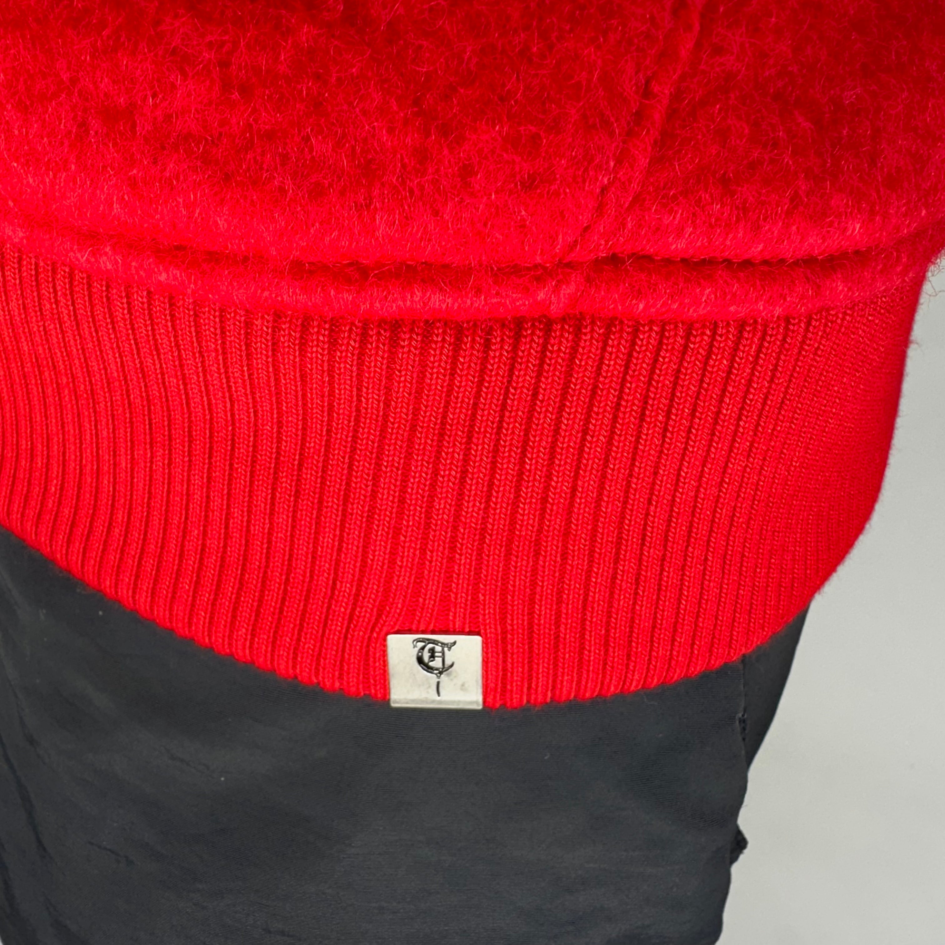 "WOLFFUR" Red Hoodie