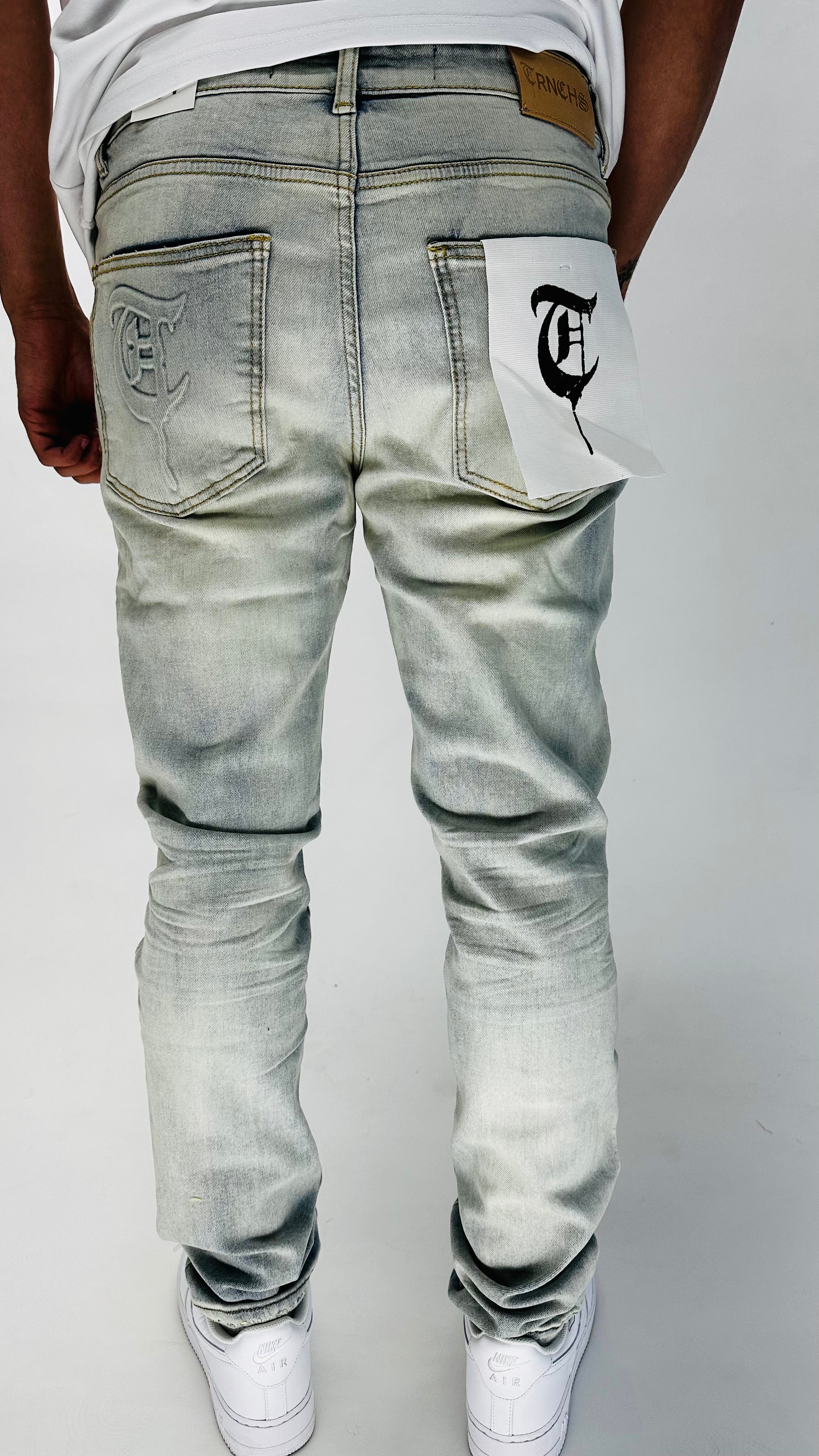 "VIRTUOUS" Skinny Blue Jeans