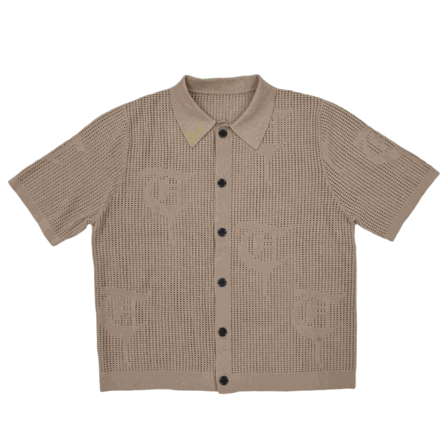 "BAHR" Khaki Button Up Set