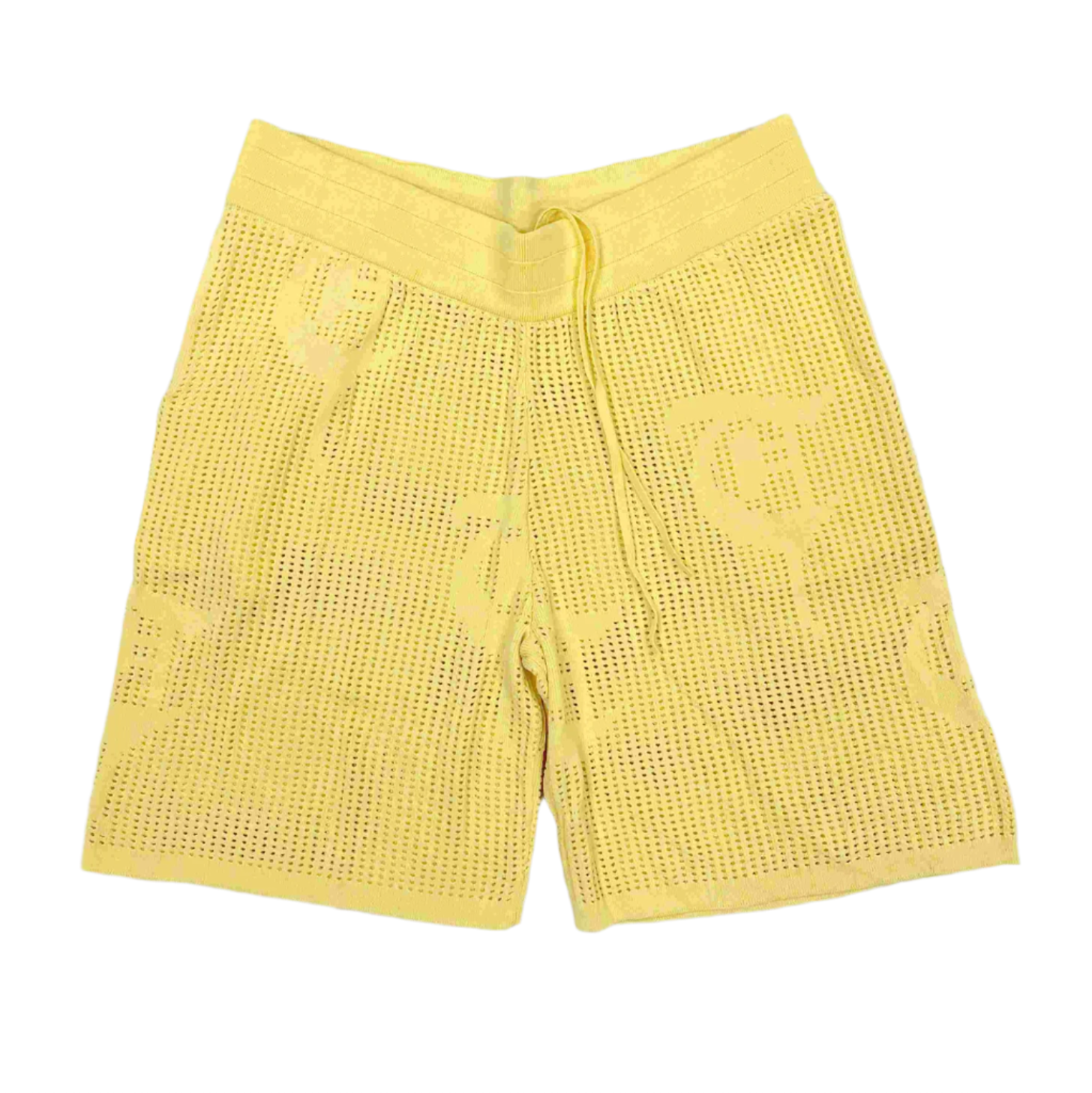 "BAHR" Light Yellow Shorts Set