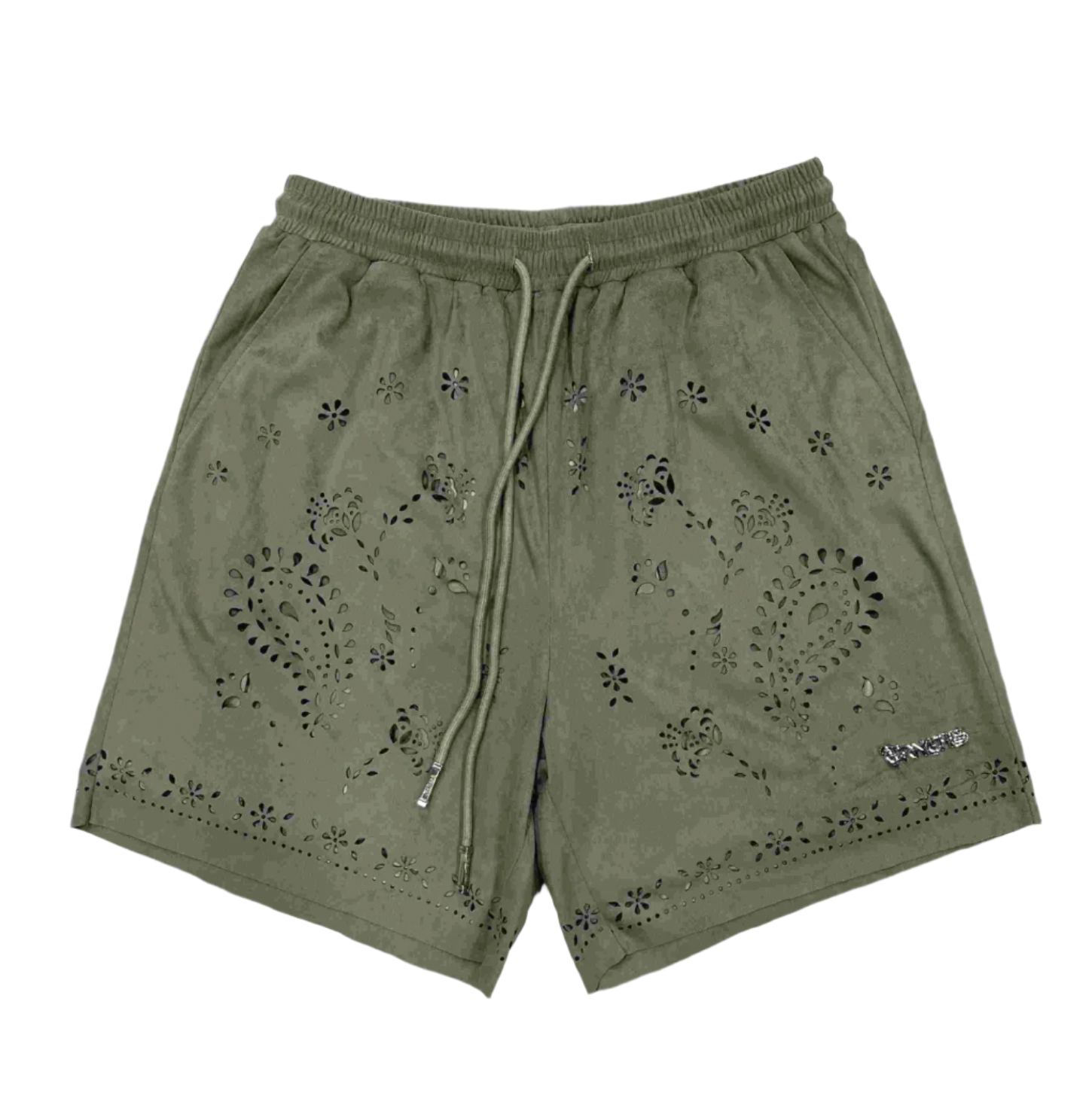 "EISABA" Olive Shorts Set