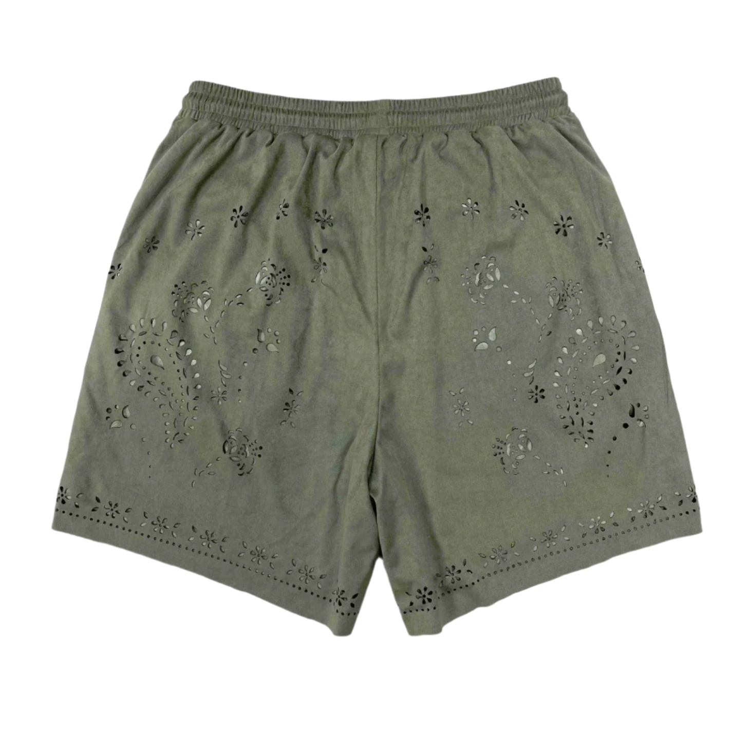 "EISABA" Olive Shorts Set